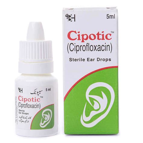 ciprofloxacin and ear infection