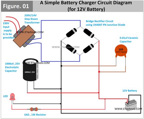 circuit diagram of 12v battery charger Kindle Editon