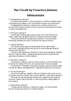 circuit francisco jimenez chapter summary PDF