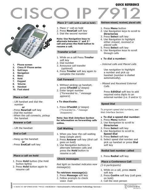 cisco ip phone 7912 manual espaol Doc