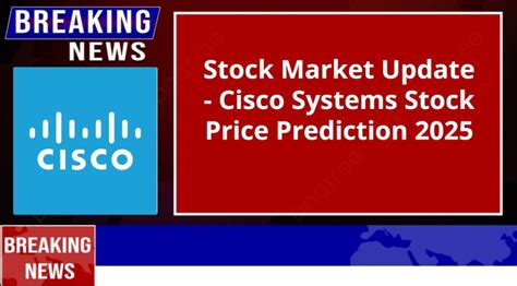 cisco stock price prediction