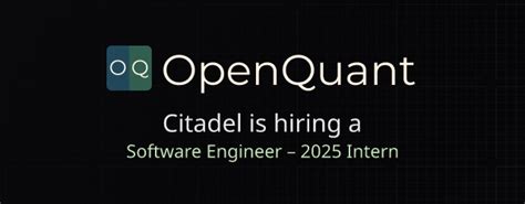 citadel software engineer intern