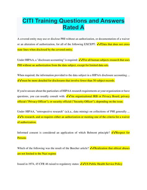 citi training quiz answers Ebook Epub