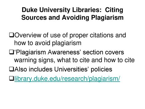 citing sources duke university libraries Epub