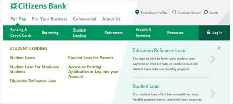 citizens financial group student loan