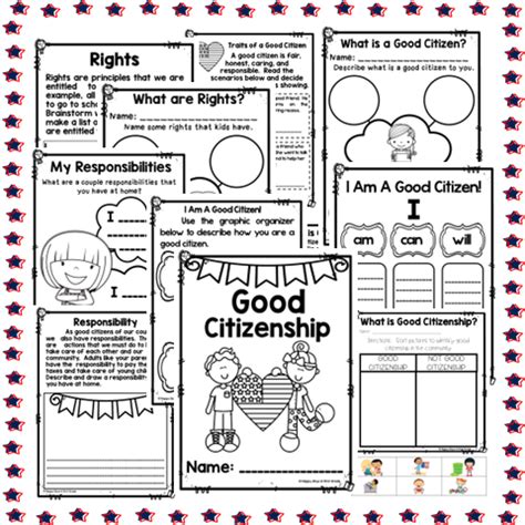 citizenship first grade lesson plans Doc