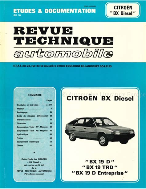 citroen bx 19 d electric manual Doc