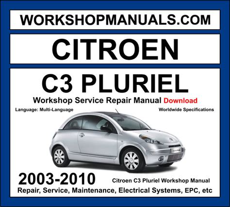 citroen c3 car manual 2003 PDF
