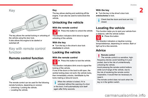 citroen c3 user guide PDF