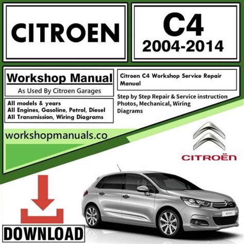 citroen c4 car repair repair manual PDF