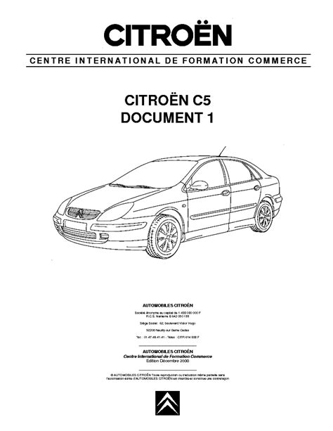 citroen c5 2005 owners manual pdf Reader