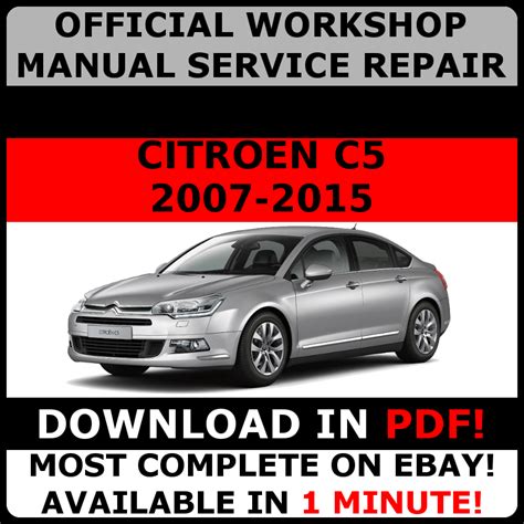 citroen c5 service manual Doc