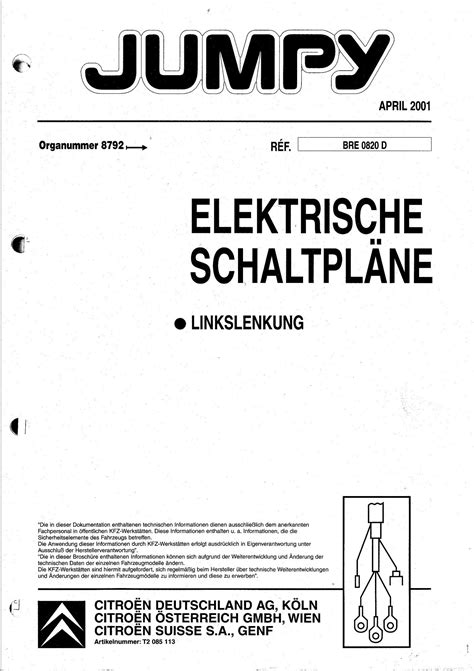 citroen jumpy 2007 electrical diagram Kindle Editon