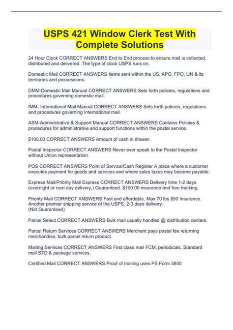 city clerk test sample Doc