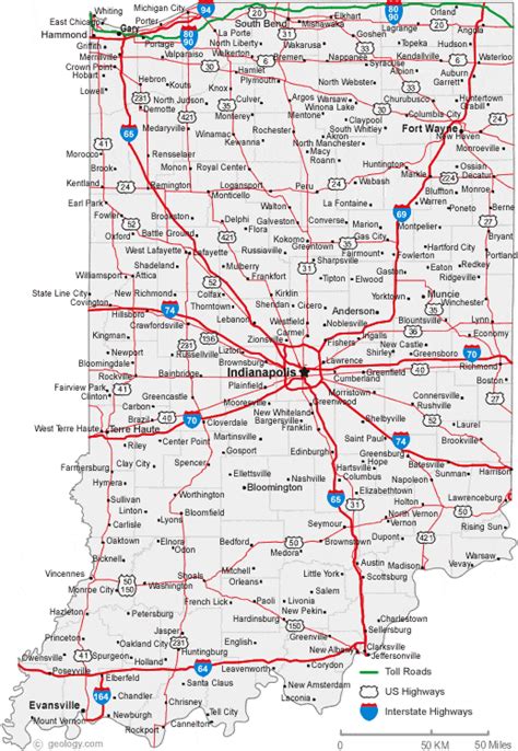 city guide map indiana Kindle Editon