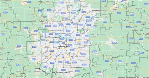 city guide map indianapolis zip codes Doc