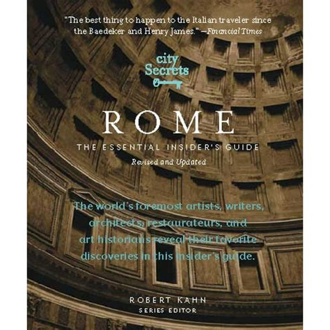 city secrets rome the essential insiders guide revised and updated Epub