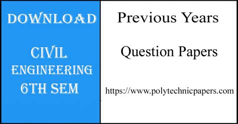 civil 6th sem question papers Kindle Editon