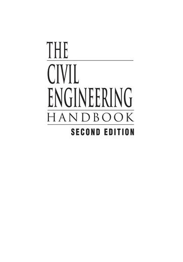 civil engineering handbook second edition the PDF