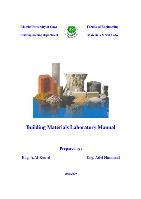 civil engineering material testing lab manual Epub