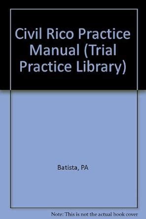 civil rico practice manual civil rico practice manual PDF