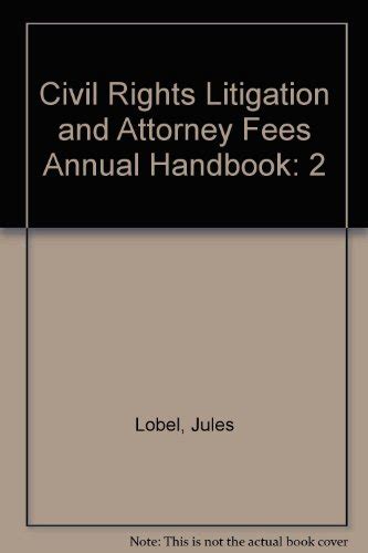civil rights litigation and attorney fees annual handbook Ebook Epub