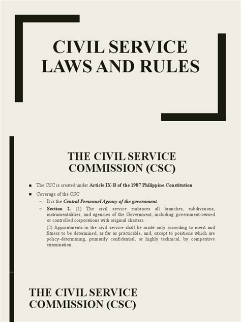 civil service laws and rules Kindle Editon