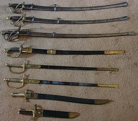 Civil War Sword Identification Chart