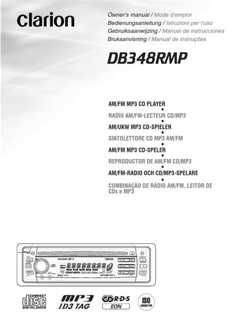clarion db348rmp user manual Reader
