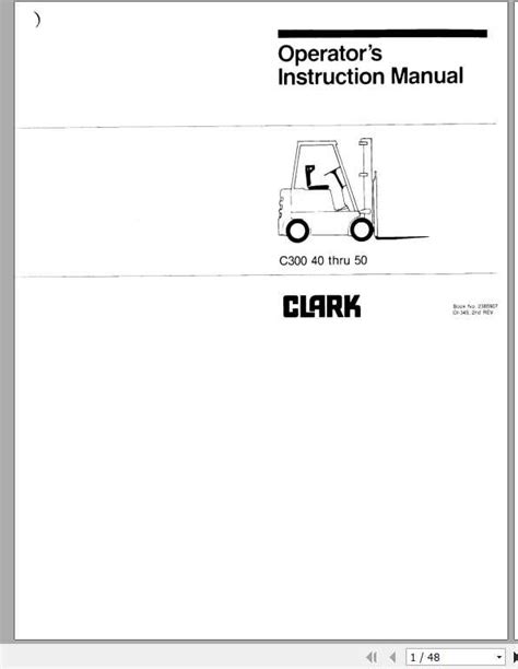 clark c300 40 forklift Ebook PDF