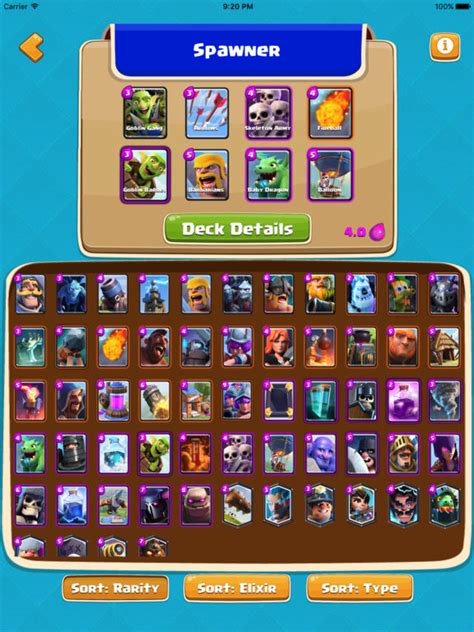 clash royale decks builder