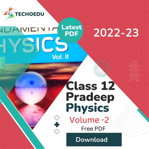 class 12 th book of pradeep in physics free Epub