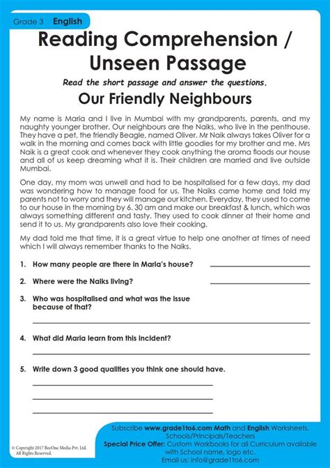 class 3 unseen passage Doc