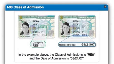 class of admission meaning