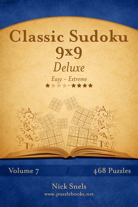 classic sudoku 9x9 deluxe easy to extreme volume 7 468 puzzles Reader