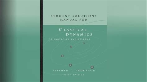 classical dynamics solution manual Epub