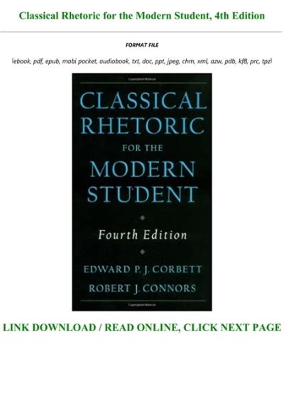 classical rhetoric for the modern student Ebook Kindle Editon