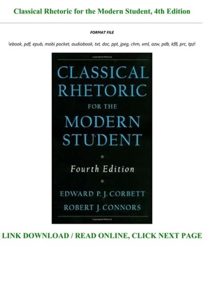 classical rhetoric for the modern student Ebook Kindle Editon