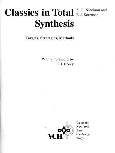 classics in total synthesis pdf Reader