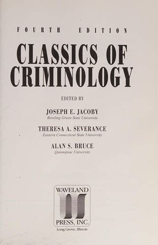 classics of criminology PDF