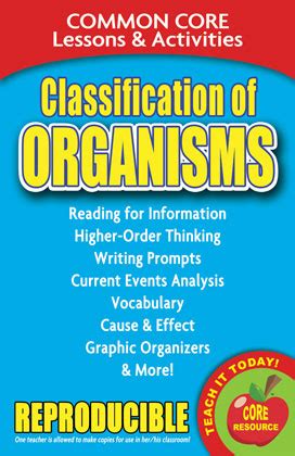 classification of organisms common core lessons and activities PDF