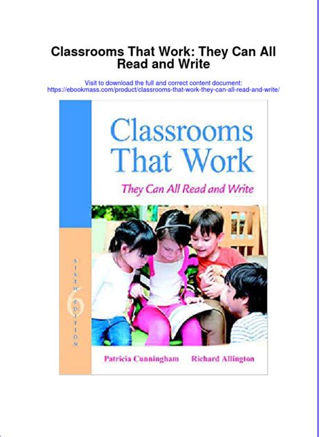 classrooms that work they can all read and write 6th edition Doc