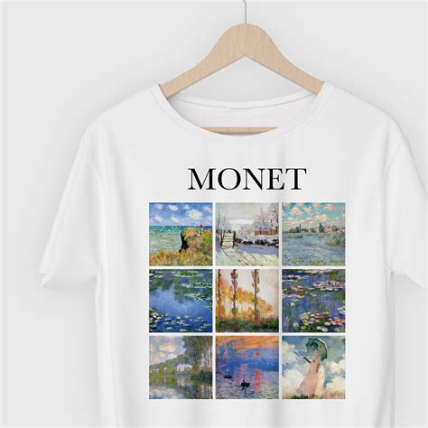 claude monet t shirt