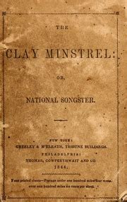 clay minstrel national songster character PDF