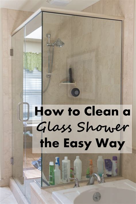 clean shower glass