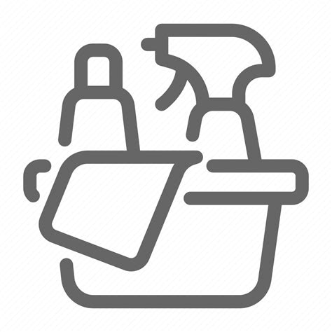 cleaning equipment icon