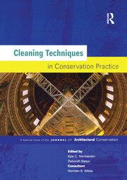 cleaning techniques conservation practice architectural ebook Epub