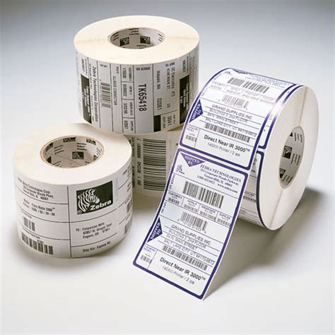 clear barcode labels