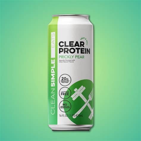 clear protein prickly pear