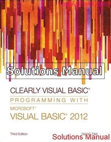 clearly visual basic programming with microsoft PDF